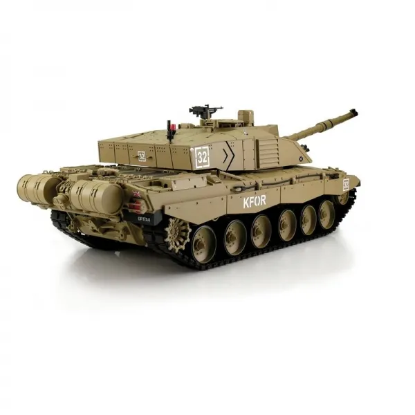 RC tank British Challenger 2 with metal tracks BB+IR Heng Long 1:16 Torro Edition