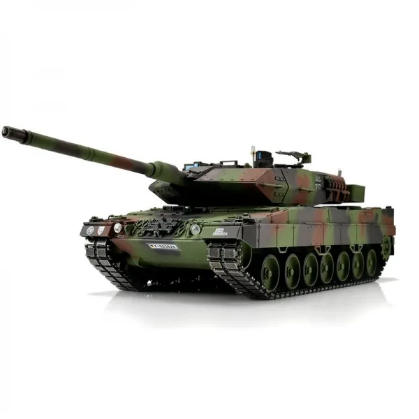1/16 Leopard 2A6 BB Rauch Torro Pro Edition Flecktarn mit Holzkiste