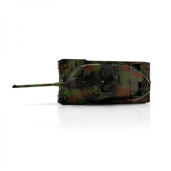 1/16 Leopard 2A6 IR Rauch Torro Pro Edition Flecktarn mit Holzkiste