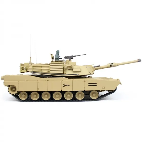 1/16 RC Panzer M1A2 Abrams BB + IR Wüste mit Metallketten Henglong V6.0 Torro-Edition
