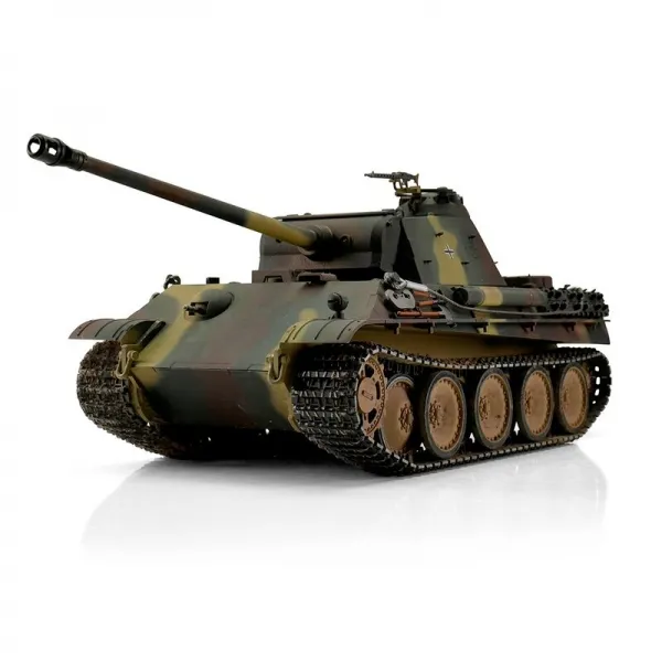 Panther G Profi Metallausführung BB Version Braun/Tarn TORRO Panzer mit Holzkiste