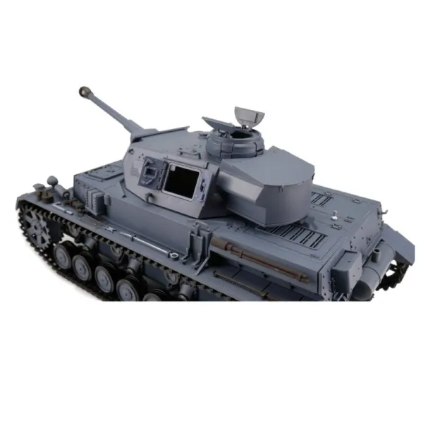 RC Panzer IV Ausf. F2 Heng Long 1:16 Grau Stahlgetriebe BB + IR 2.4Ghz V7.0