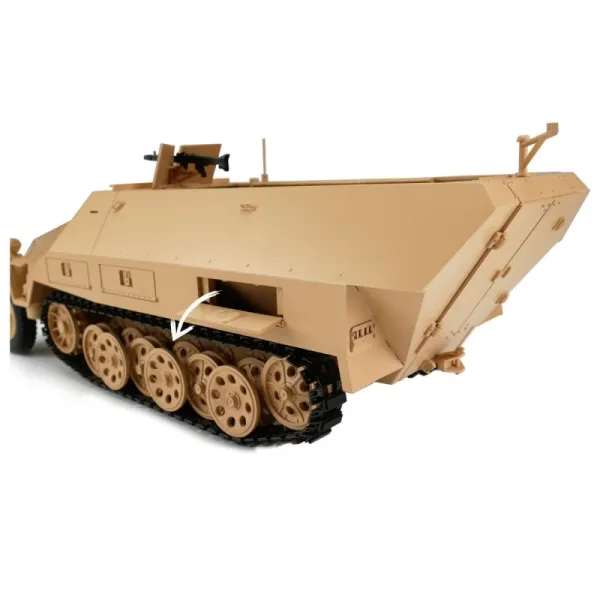 1/16 RC Sd. Kfz. 251/1 Ausf. D Sand – Halbkettenfahrzeug der Wehrmacht