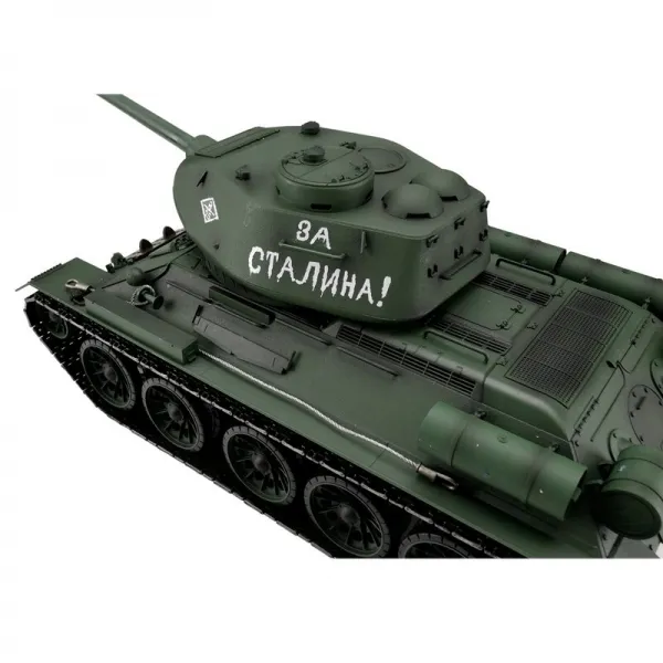 1/16 RC Tank T34/85 with Metal Tracks - BB+IR - 2,4 GHz Heng Long Torro Edition