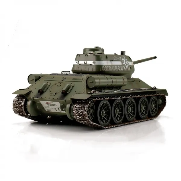 Torro-WSN T34/85 - Scale 1/16 with INFRARED BATTLESYSTEM - Green