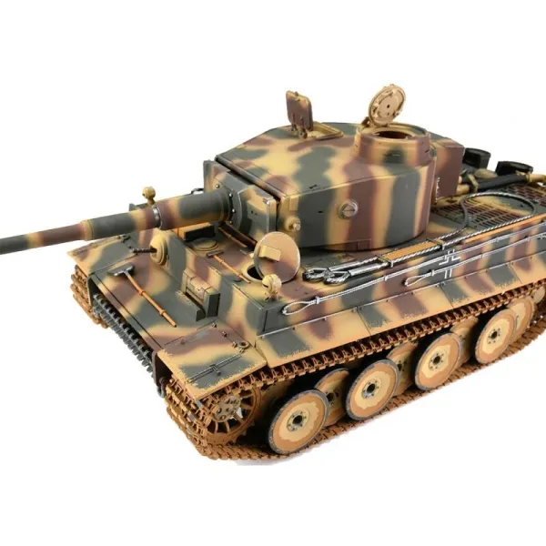 1/16 Torro RC Tiger I Frühe Ausführung tarn mit BB-Schussfunktion und Metallketten