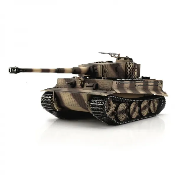 1/16 RC Tiger I Späte Ausf. wüste IR Rauch Torro Pro Edition