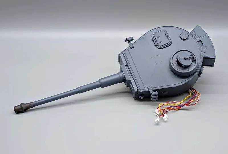 B-Ware/Retoure - Heng Long Ersatzeil Tiger 1 Turm grau 1:16 mit Elektronik TK 7.0 B-Ware/Retoure - Heng Long Ersatzeil Tiger 1 Turm grau 1:16 mit Elektronik TK 7.0