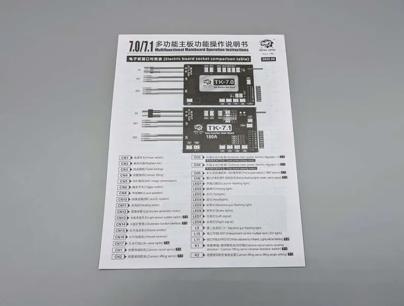 Original Heng Long RC Panzer Leopard 2A6 Anleitung 3889 V6.0 / V7.0 mit Zielscheibe Original Heng Long RC Panzer Leopard 2A6 Anleitung 3889 V6.0 / V7.0 mit Zielscheibe