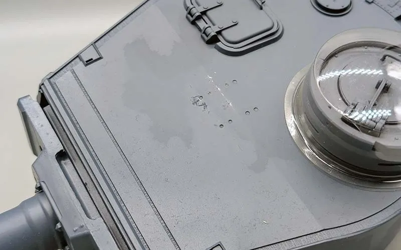 B-Ware Heng Long Ersatzeil Tiger 1 Turm grau 1:16 mit Elektronik