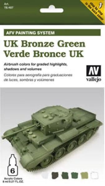 Model Air Set AFV UK Bronze Green Set