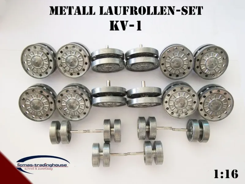 Metal Wheels Set for KV-1 Heng Long early version 1/16