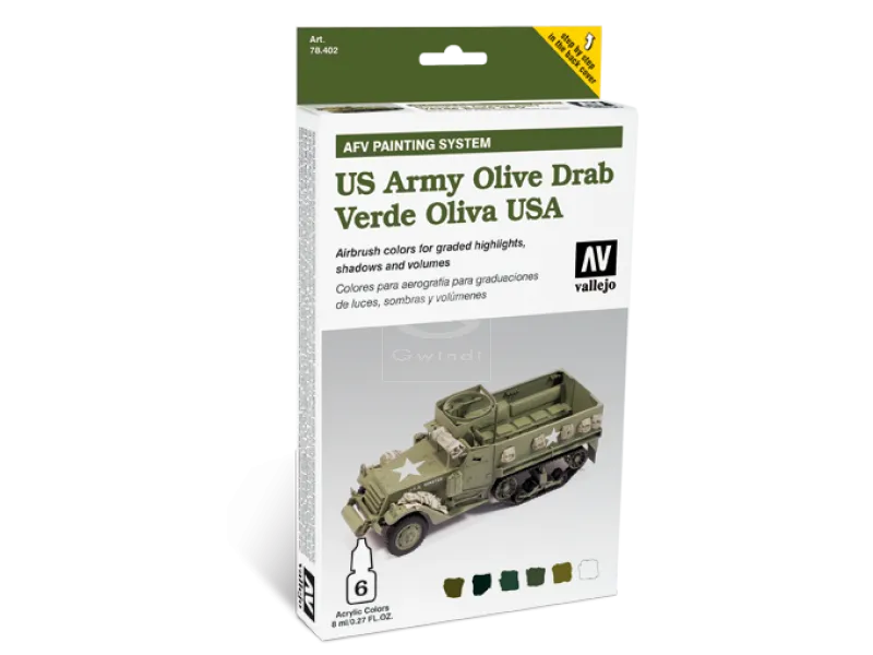 78402 Vallejo Farben Model Air Acrylfarben US Army Olive Drab