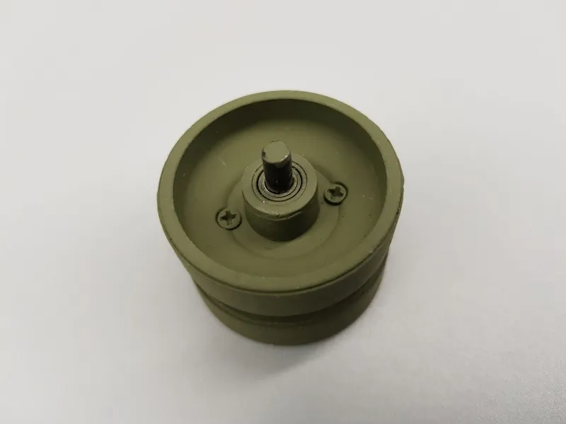 Spare part metal idler Taigen for Leopard 2 A6 painted