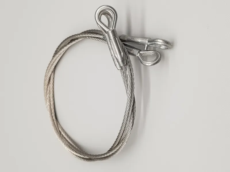 Metal rope set Tiger 1 - color silver