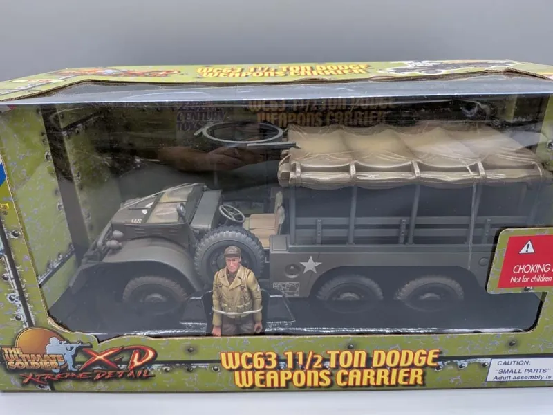 WC63 1 1/2 Ton Dodge Weapons Carrier in 1:18 scale