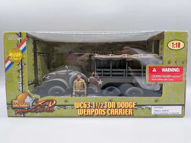 WC63 1 1/2 Ton Dodge Weapons Carrier im Maßstab 1:18