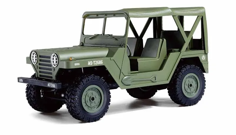 RC U.S. Military Off-Road Vehicle 1:14 4WD RTR Military green