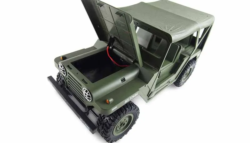 RC U.S. Military Off-Road Vehicle 1:14 4WD RTR Military green