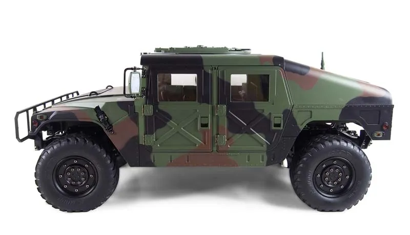 RC U.S Uhr inkl Akku und Ladegerät Militär Truck 4WD 1:16 RTR grau 