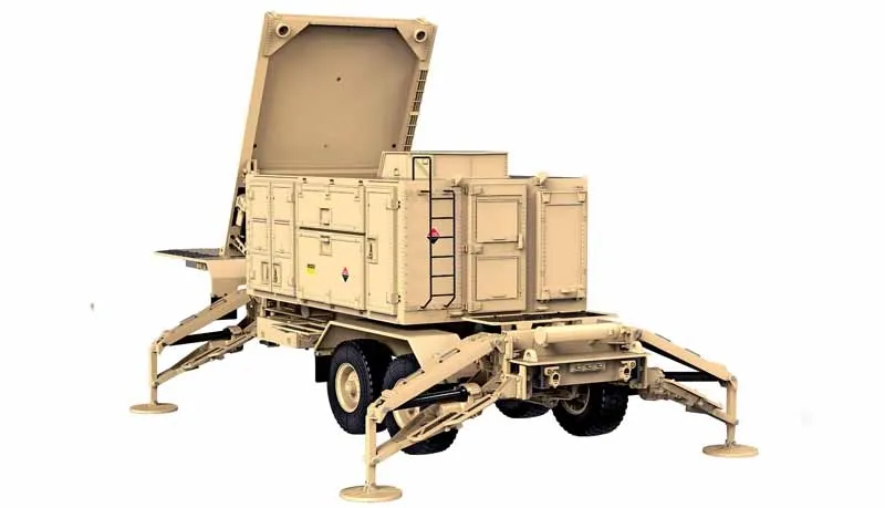 U.S. M747 Semi-Trailer Radar sand KIT Scale 1:12