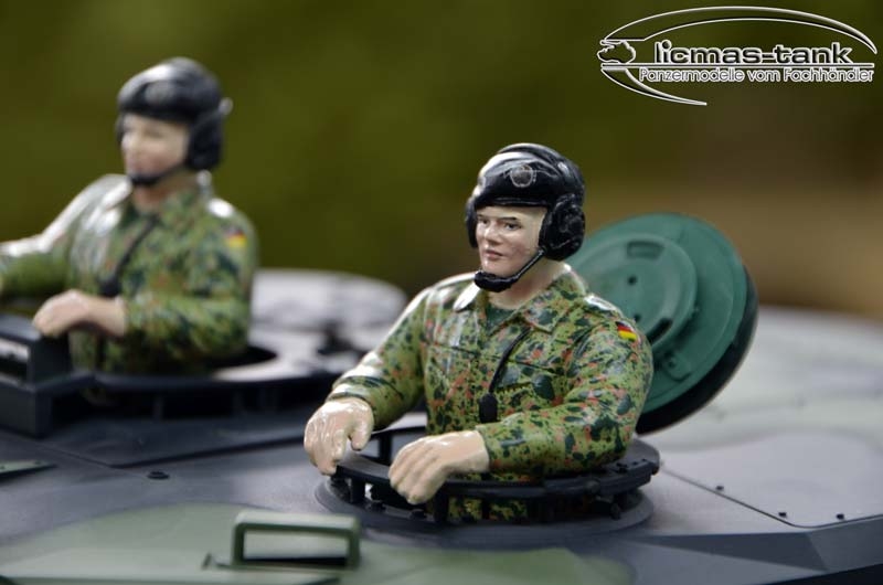 Leopard tanques tripulación Bundeswehr personaje semi personaje desmontan resin 1:16 art.l2-u