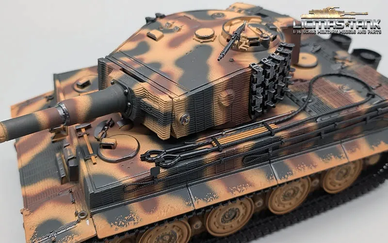 1:24 RC Panzer Deutscher Tiger 1 Spätversion Taigen mit Infrarot-Kampfsystem