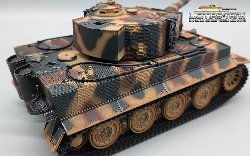 1:24 RC Panzer Deutscher Tiger 1 Spätversion Taigen mit Infrarot-Kampfsystem