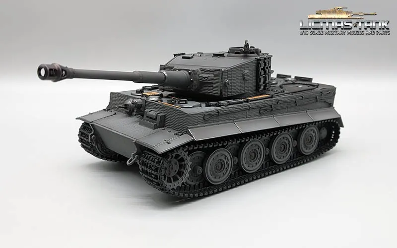 1:24 RC Panzer Deutscher Tiger 1 Späte Version Taigen mit Infrarot-Kampfsystem