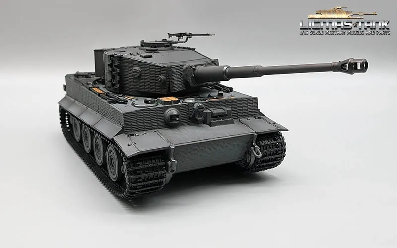 1:24 RC Panzer Deutscher Tiger 1 Späte Version Taigen mit Infrarot-Kampfsystem Grau 1:24 RC Panzer Deutscher Tiger 1 Späte Version Taigen mit Infrarot-Kampfsystem Grau
