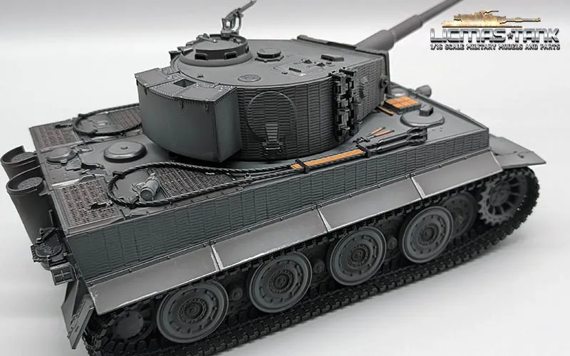 1:24 RC Panzer Deutscher Tiger 1 Späte Version Taigen mit Infrarot-Kampfsystem Grau 1:24 RC Panzer Deutscher Tiger 1 Späte Version Taigen mit Infrarot-Kampfsystem Grau
