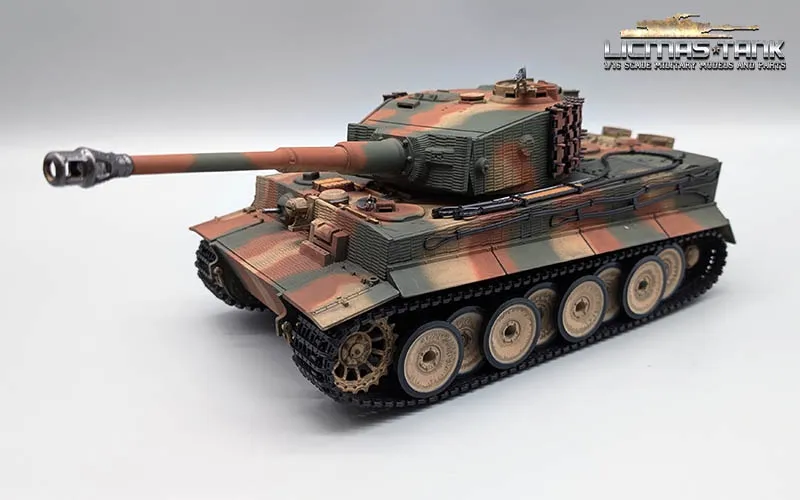 1:24 RC Panzer Deutscher Tiger 1 Mittlere Version Taigen mit Infrarot-Kampfsystem