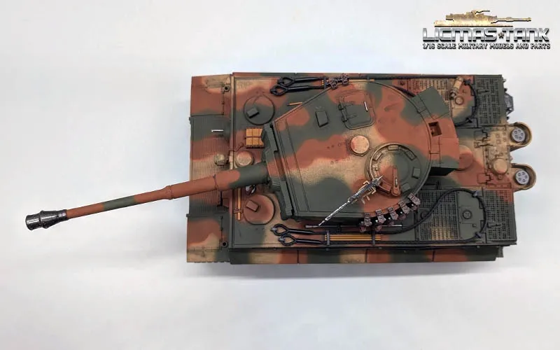 1:24 RC Panzer Deutscher Tiger 1 Mittlere Version Taigen mit Infrarot-Kampfsystem