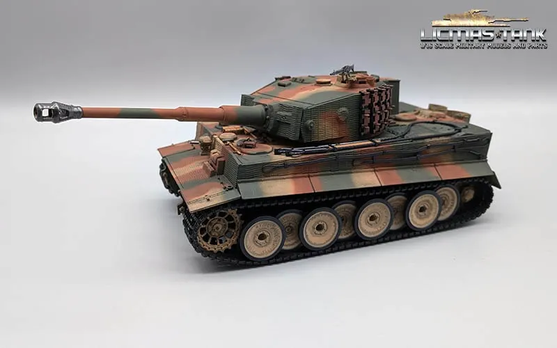 1:24 RC Panzer Deutscher Tiger 1 Mittlere Version Taigen mit Infrarot-Kampfsystem