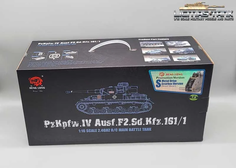 Original Heng Long Panzer 4 box 3859-1U with polystyrene inner packaging