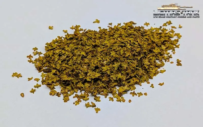 1/16 diorama maple leaves realistic miniature leaves AUTUMN YELLOW (56 ml)