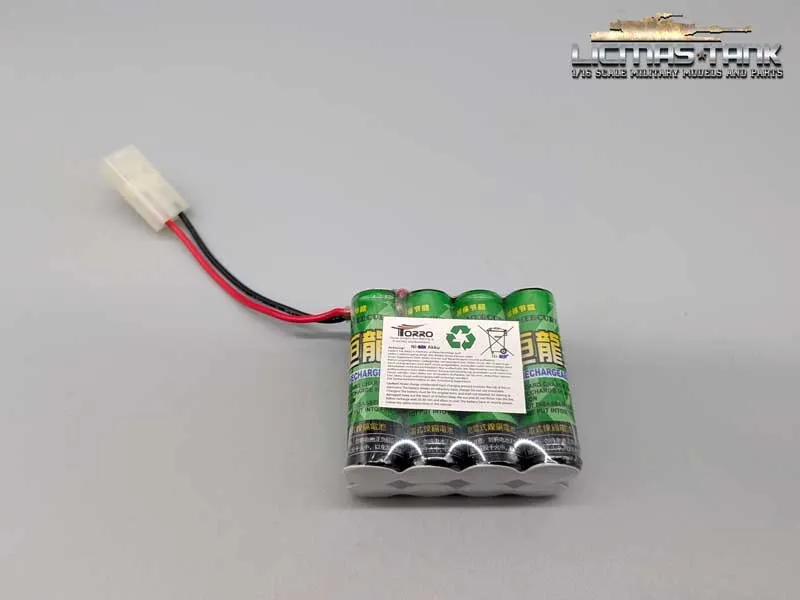 Akku 9,6V 700 mAh Akku für R/C ferngesteuerte Panzer