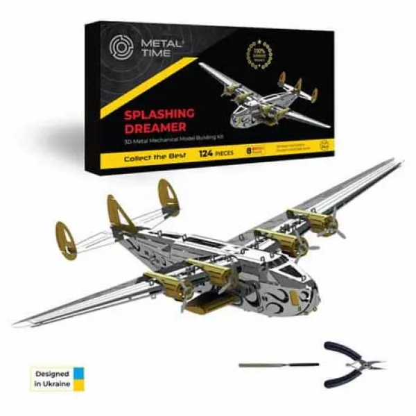Boeing 314 Clipper Metal Time Steel Constructor Kit