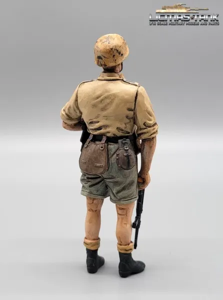 1/16 Figur Soldier WW2 german paratroopers with MP40 Wehrmacht Italia 1943