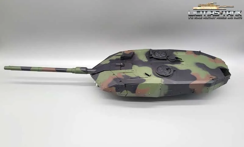 RC Panzer Leopard 2 A6 - Ersatzteil - Turm mit Kanone und RRZ 3889 Heng Long 1:16 RC Panzer Leopard 2 A6 - Ersatzteil - Turm mit Kanone und RRZ 3889 Heng Long 1:16