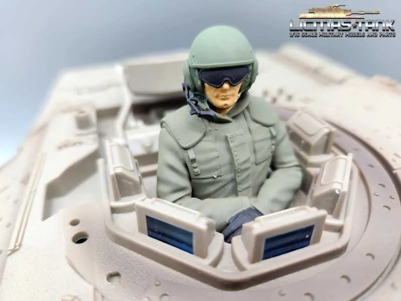 1:16 IDF soldier for Merkava RC tank painted resin figure 1:16 IDF soldier for Merkava RC tank painted resin figure