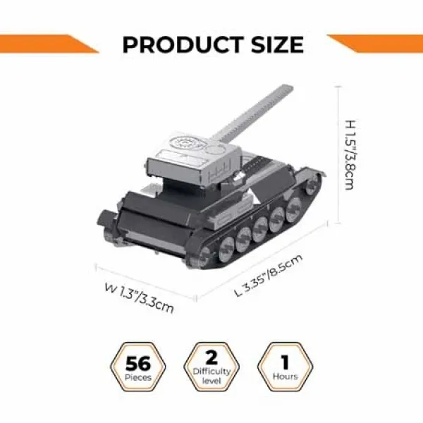 Metal Time Tank AMX-13/75 (World of Tanks) constructor kit