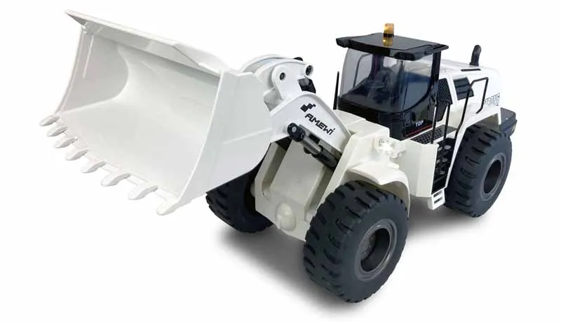 RC Wheel Loader G485 AE white 1:14 Part Metal RTR Sound and Light 10-Channel