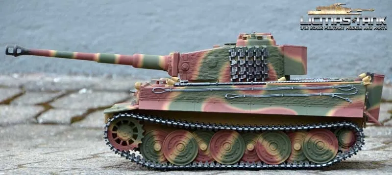 RC Panzer 2.4 GHz Tiger 1 Späte Version Normandie 1944 - Taigen V3 - 6mm Schussfunktion