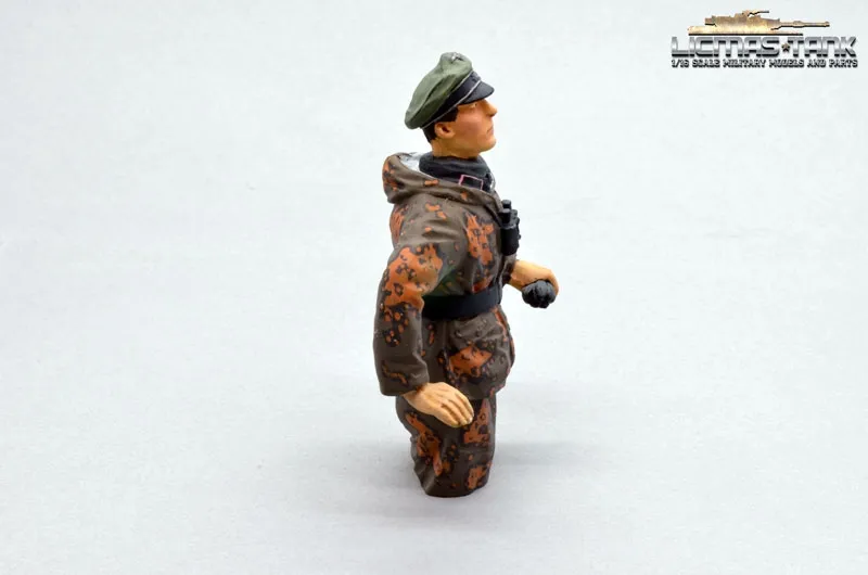 1/16 Figur deutscher Panzerkommandant Eichenlaubtarn Herbst Wehrmacht Resin handbemalt