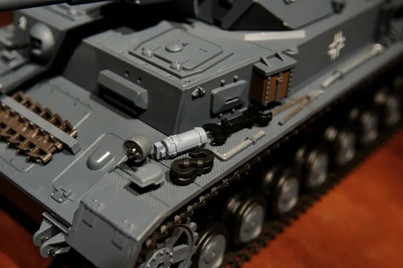 RC Panzer IV Ausf. F2 Heng Long 1:16 Grau mit Metallketten V7.0