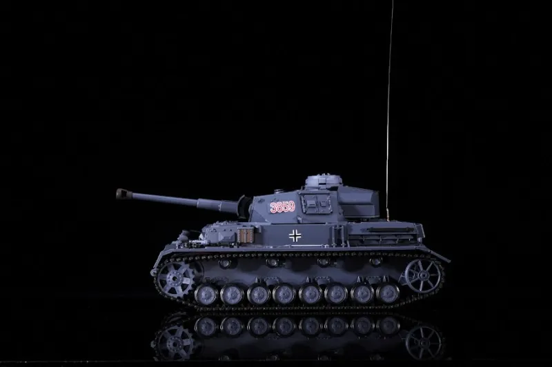 RC Panzer IV Ausf. F2 Heng Long 1:16 Grau mit Metallketten V7.0