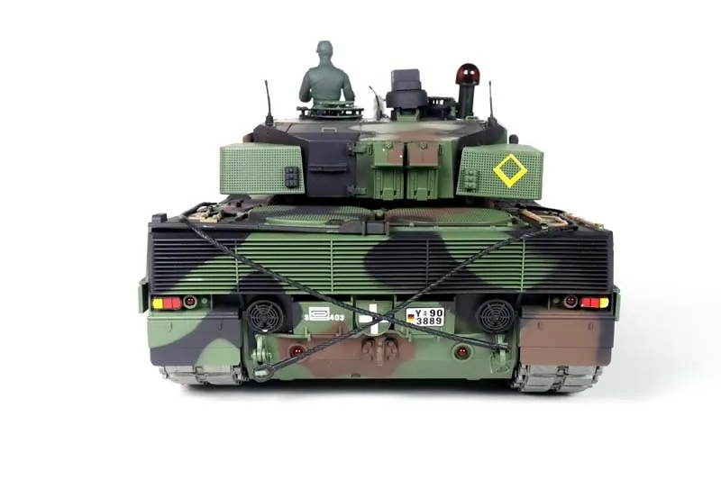 RC Panzer Leopard 2A6 Heng Long 1:16 mit Stahlgetriebe und Metallketten V7.0 - Upg-A RC Panzer Leopard 2A6 Heng Long 1:16 mit Stahlgetriebe und Metallketten V7.0 - Upg-A