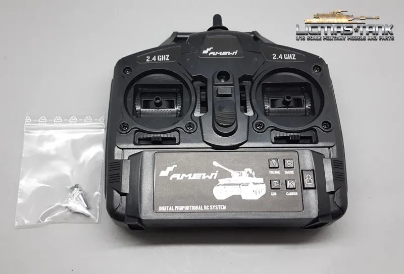 2.4 GHz Remote for RC Tanks Heng Long TK6.0, TK6.0S, TK6.1, TK6.1S (Amewi Edition)