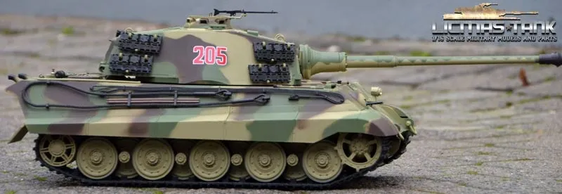 1/16 RC Panzer Königstiger mit Henschel-Turm BB+IR - Heng Long Torro Edition 1/16 RC Panzer Königstiger mit Henschel-Turm BB+IR - Heng Long Torro Edition